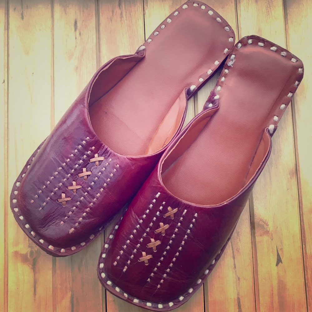☀️SALE☀️Leather Slides. Jutti, Mojari, Sandal